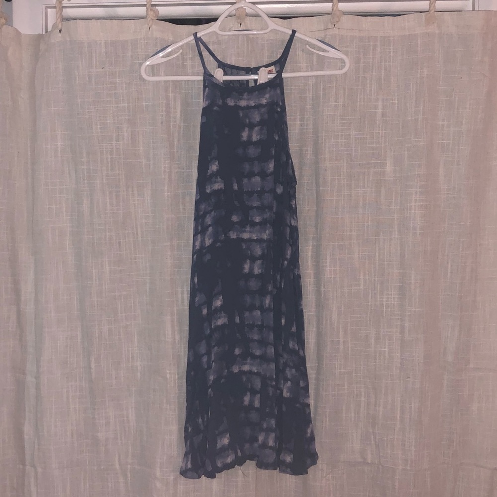 Mossimo Supply Co. Blue Tie Dye Sundress